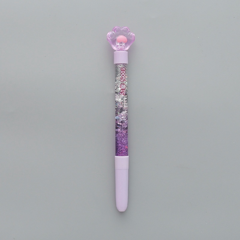 Bút mực gel có kim tuyến cát phát sáng độc đáo đính hình sáng tạo cho văn phòng