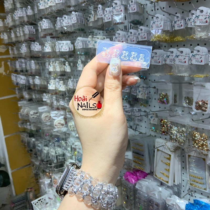 khuôn gấu hot - phụ kiện nail