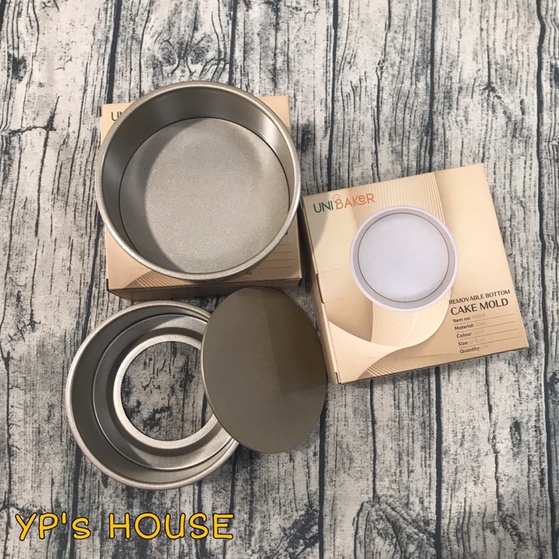 Khuôn tròn đế rời Unibaker
