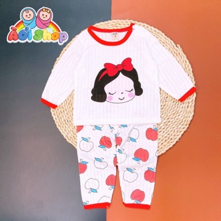 Bộ cotton giấy dài cài vai