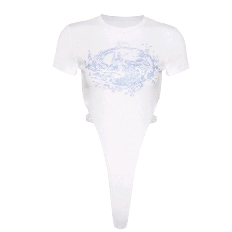 Bodysuit Nữ Ngắn Tay Cổ ngắn | BigBuy360 - bigbuy360.vn