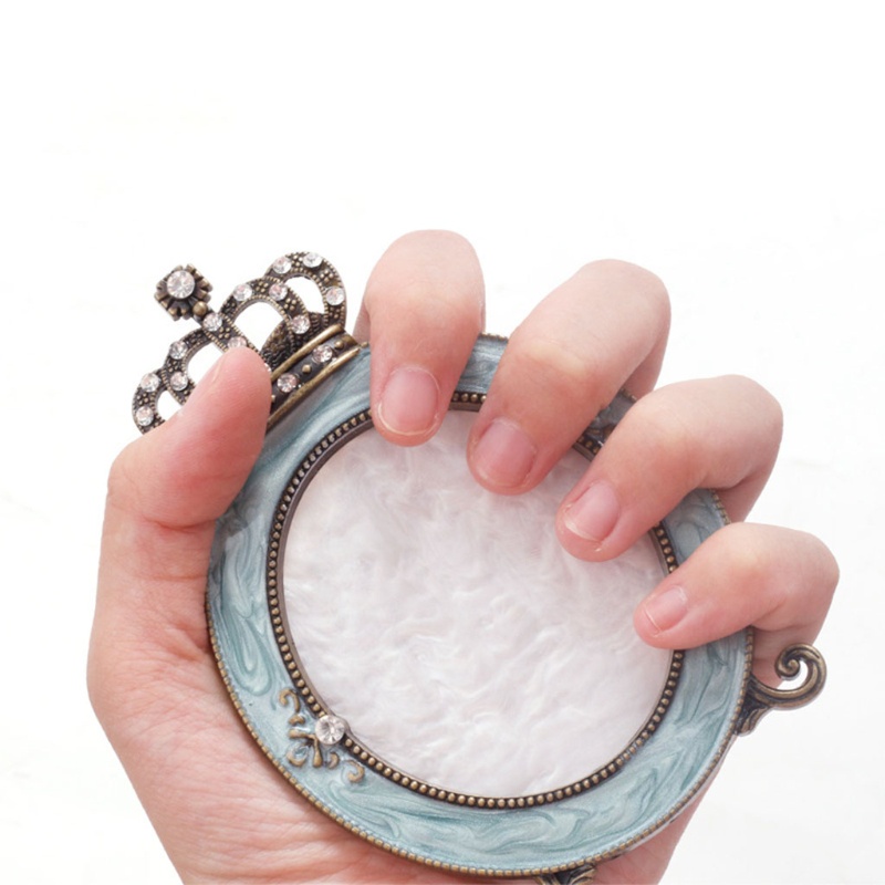 Giá Đỡ Trưng Bày Móng Tay Hình Vương Miện Viền Vàng YOUYO Bằng Nhựa Resin