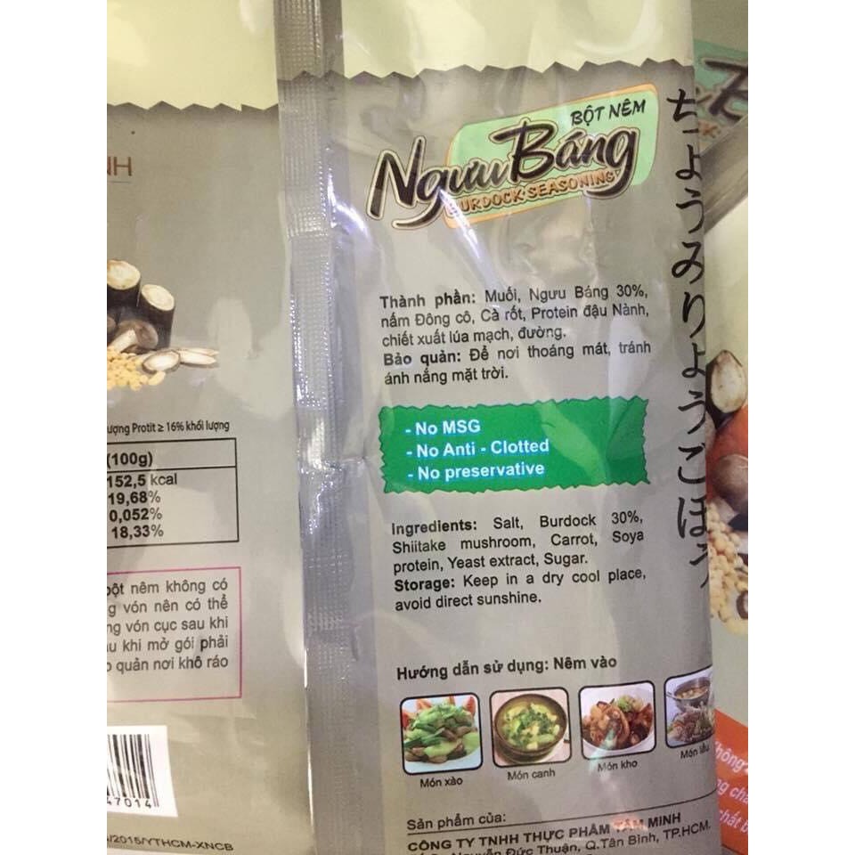 HẠT NÊM NGƯU BÁNG VÌ SỨC KHỎE 450GR