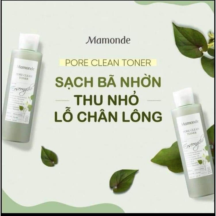 Nước Hoa Hồng Mamonde Pore Clean Toner (TONER DIẾP CÁ Mamode)