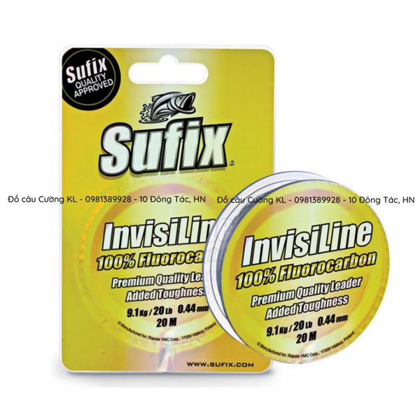 Cước Sufix Invisiline Fluorocarbon 20m