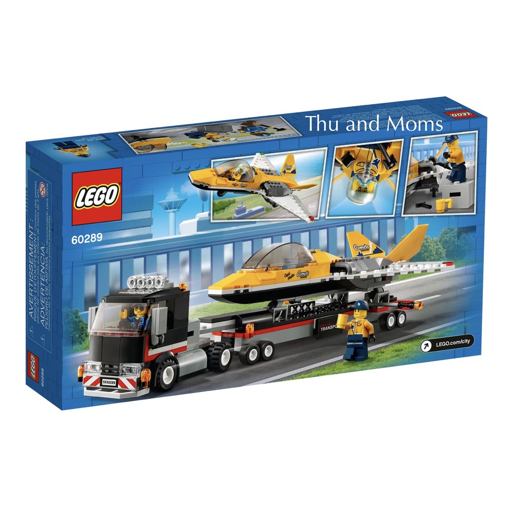 Lego City 60289 xe chở máy bay
