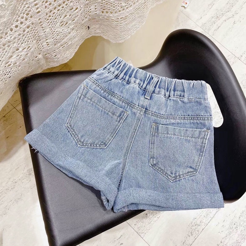 Hàng Mới Về Quần Short Denim Lưng Vừa Phong Cách Nhật Hàn Thời Trang Mùa Hè Mới 2022 Cho Bé Gái