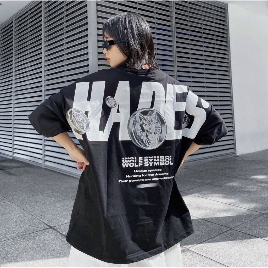 áo thun nam nữ họa tiết hades, mẫu hot