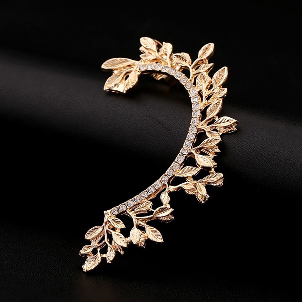 Hoa tai kiểu dáng chiếc lá mxgoods thanh lịch cho nữ