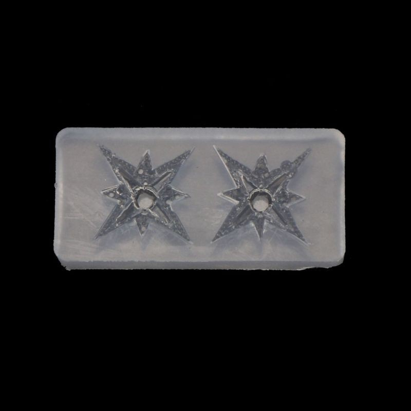 Khuôn silicone tạo hình mặt trăng và ngôi sao