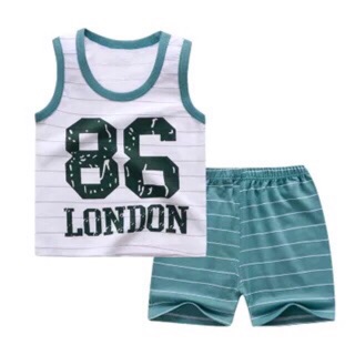 [HOT] Bộ ba lỗ số chất cotton cho bé trai