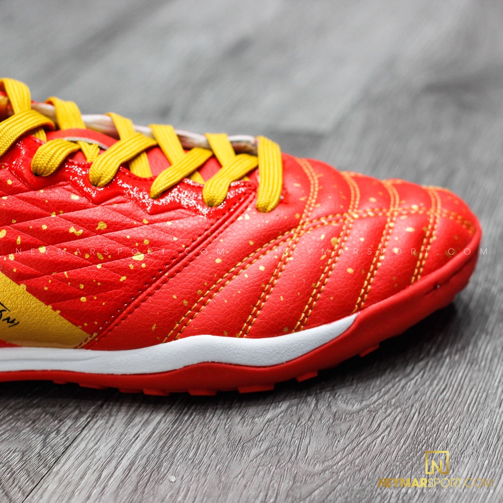 GIÀY ĐÁ BÓNG KAMITO TA11 TF TOUCH OF MAGIC - RED/GOLD CHÍNH HÃNG