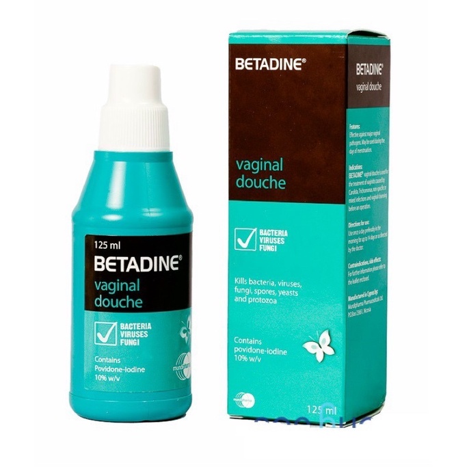 Betadine Vaginal Douch Dung Dịch Vệ Sinh Phụ Nữ 125ml