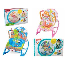 Ghế rung cho bé Fisher Price chính hãng - đa năng