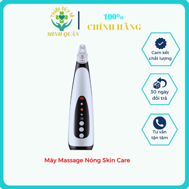 Máy Hút Mụn⚡️FREESHIP⚡️ Máy Massage Nóng Skin Care,Máy Hút Làm Sạch Bã Nhờn Và Bụi Bẩn