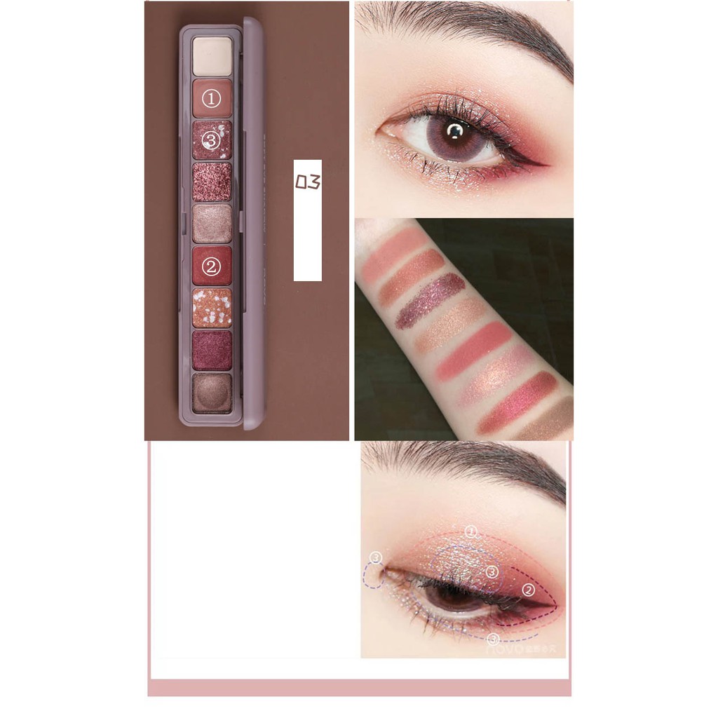 Bảng phấn mắt SOFT EYE SHADOW 9 màu SIÊU HOT