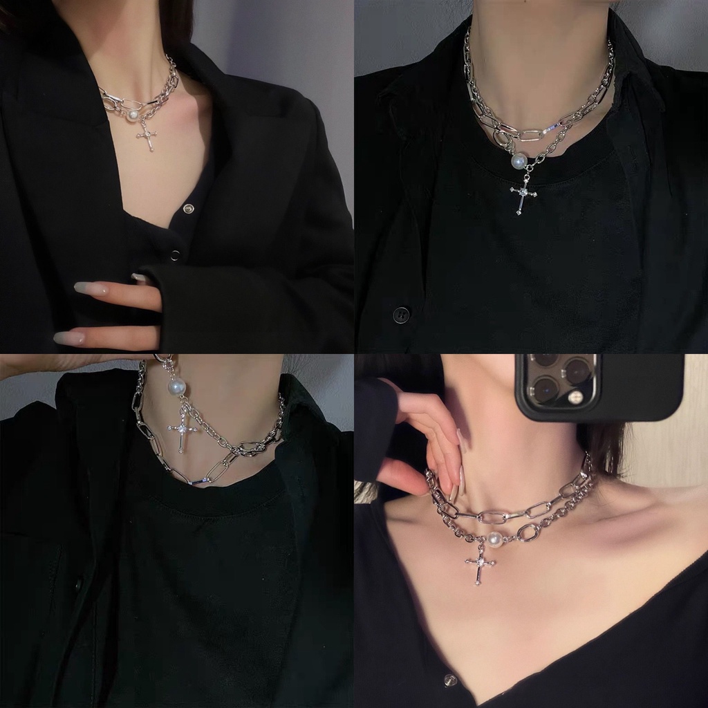 Tổng Hợp Dây Chuyền Nữ Hợp Kim Nhiều Mẫu Phong Cách Ulzzang Hàn Quốc Nữ Tính Dịu Dàng Xinh Xắn