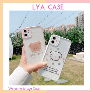 Ốp Iphone Gấu Cartoon dành cho Iphone 6/6s/6sPlus/7/7 Plus/8/8 Plus/X/Xs/Xs Max/11/ 11ProMax