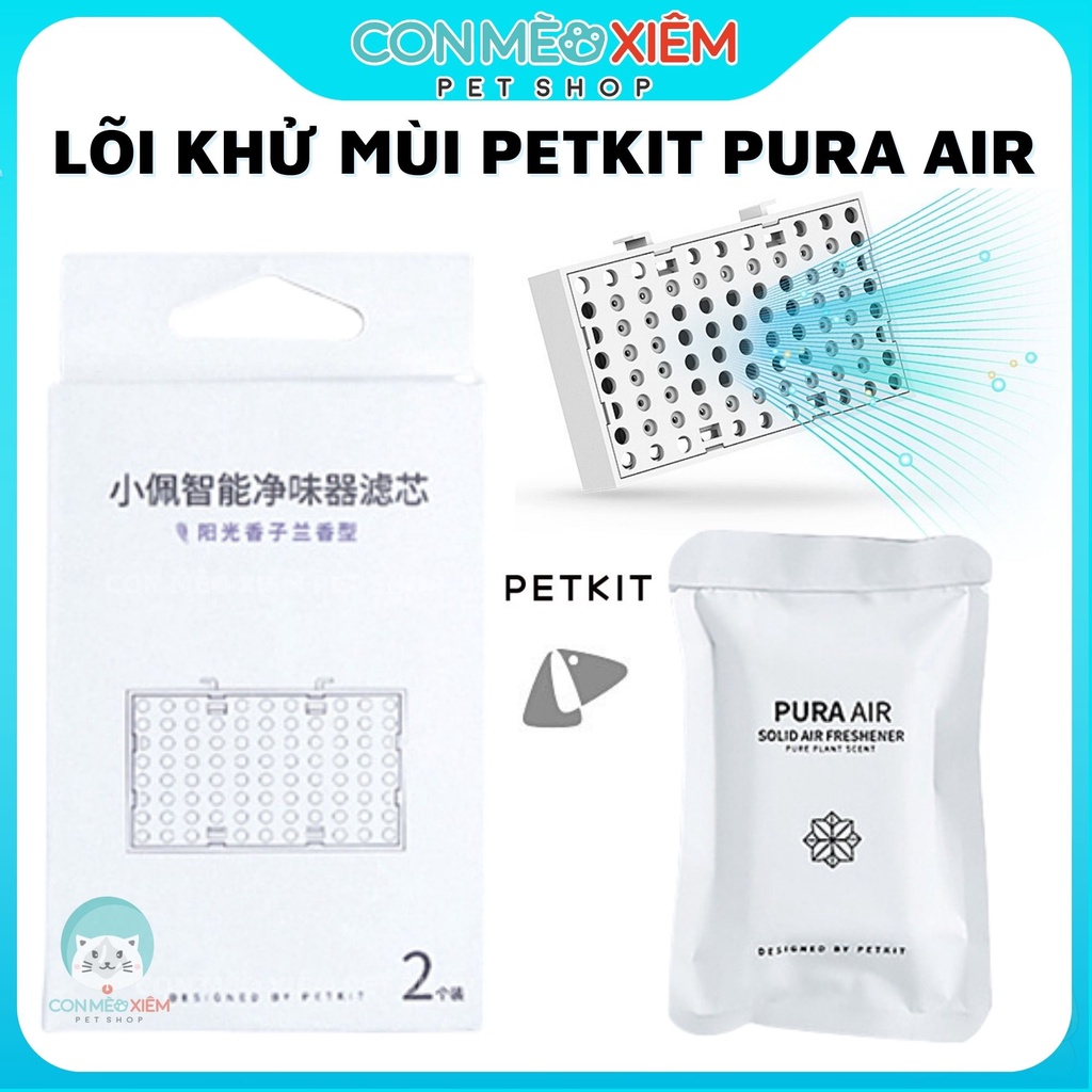 Lõi khử mùi cho chó mèo thay thế miếng lọc tinh dầu cho máy khử mùi Petkit pure air Con Mèo Xiêm