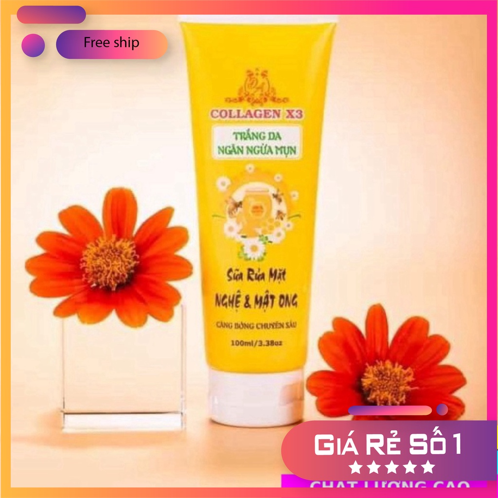 [CAM KẾT CHẤT LƯỢNG] - Sữa Rửa Mặt Collagen X3 Mỹ Phẩm Đông Anh Chính Hãng