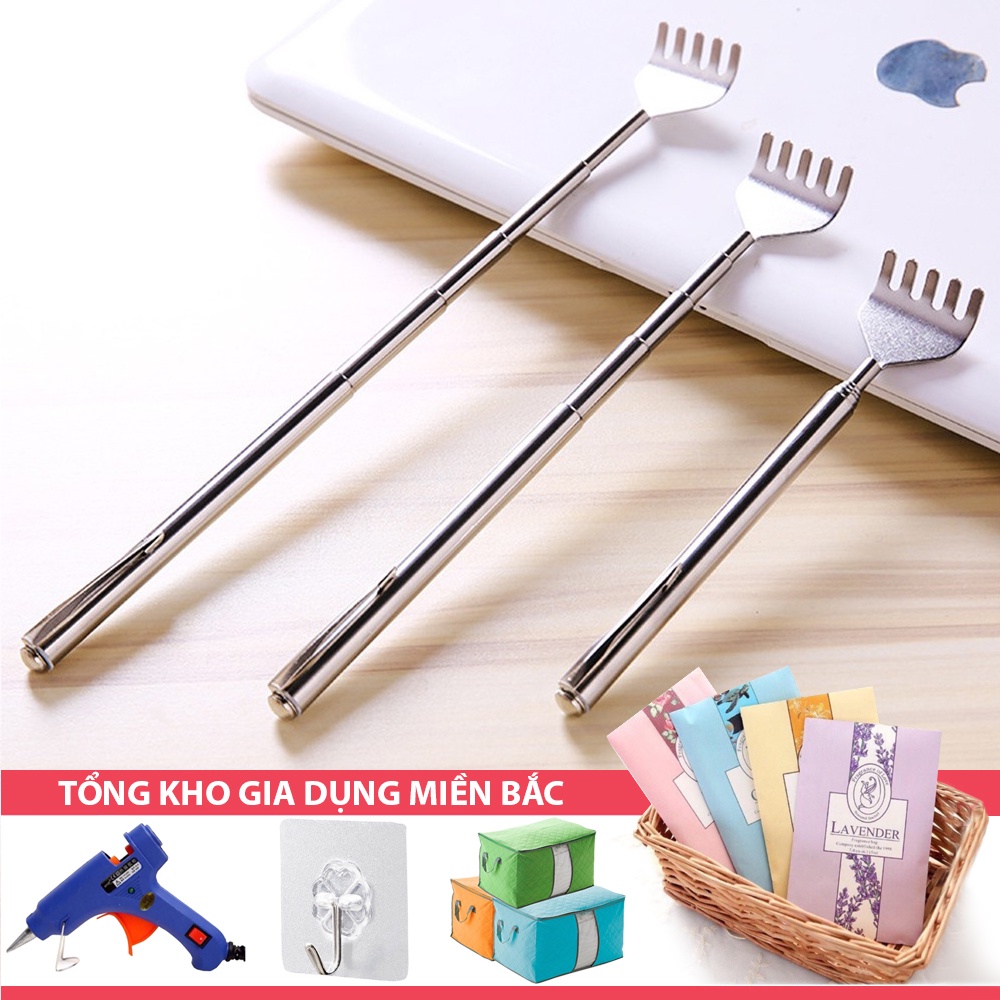 [Tổng Kho Sỉ] Cây Gãi Lưng INOX Kéo Dài Rút Gọn 50cm - Tay Dụng Cụ Đồ Gãi Ngứa Siêu Đỉnh