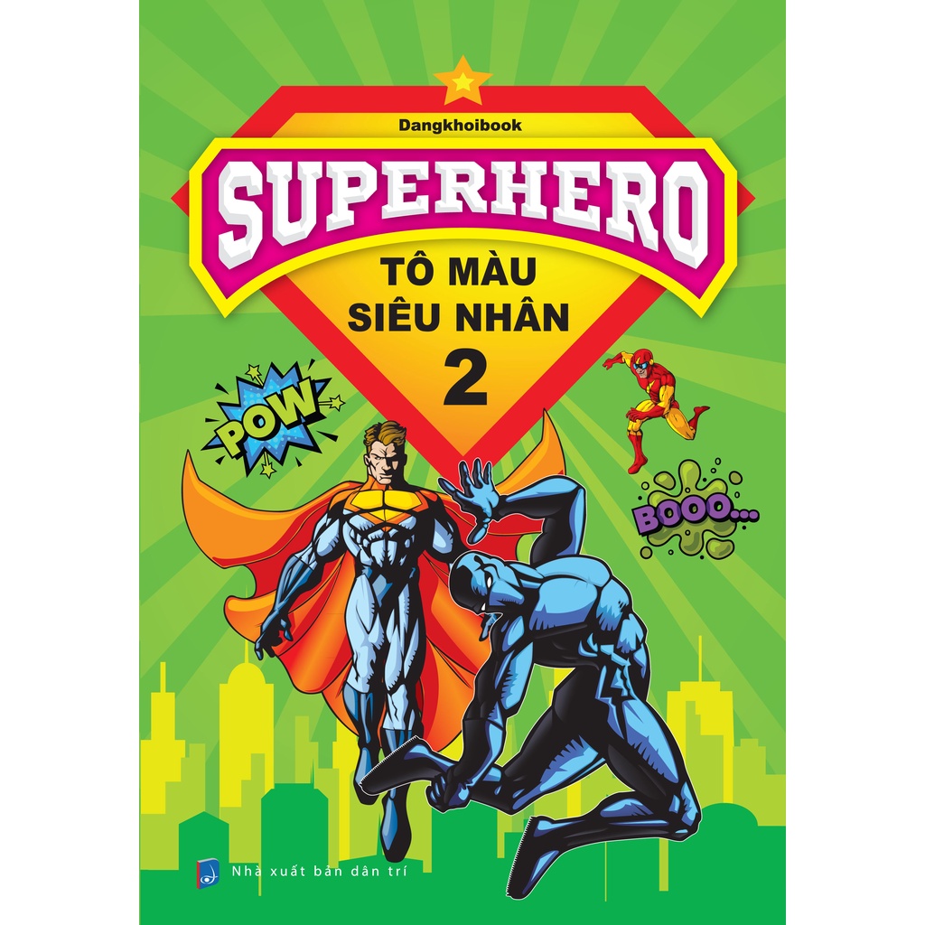Sách - Superhero - Tô Màu Siêu Nhân - Trọn Bộ Có 6 Cuốn