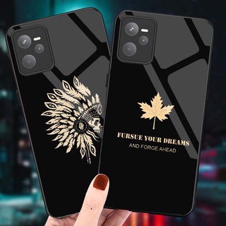 Ốp lưng realme c35 mặt kính cường lực cao cấp