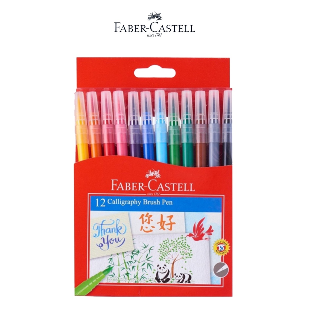 Bút Thư Pháp Calligraphy Đầu Cọ Faber-Castell