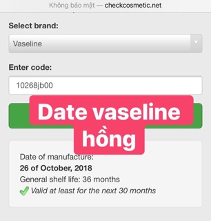 Kem nẻ cho bé Vaseline Baby, Mỹ 368g