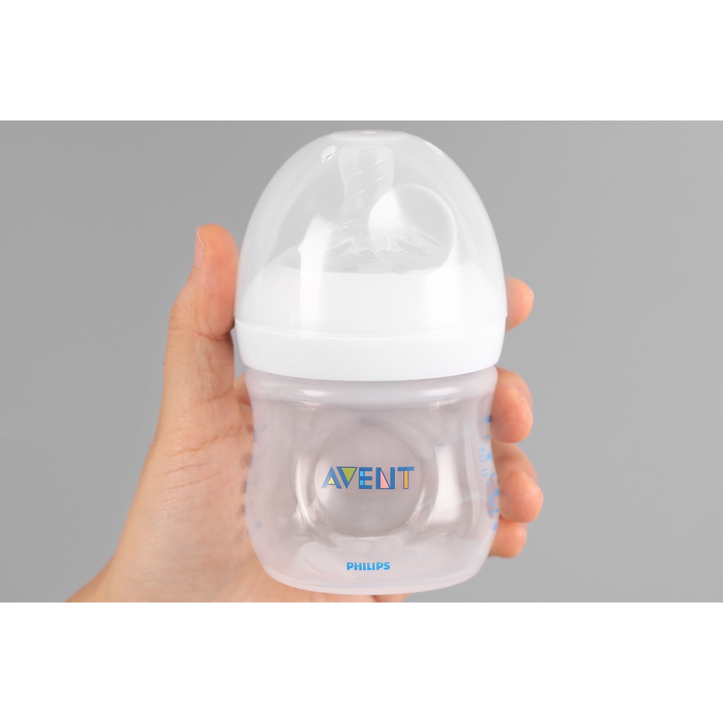 Bình sữa Philips Avent Natural 125ml bằng nhựa, không có BPA (SET 2 bình)