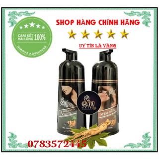 ❤ Không Chính Hãng Hoàn Tiền 200%❤ Dầu gội phủ bạc Sin hair nhân sâm Nhật Bản - tóc đen nâu đều màu