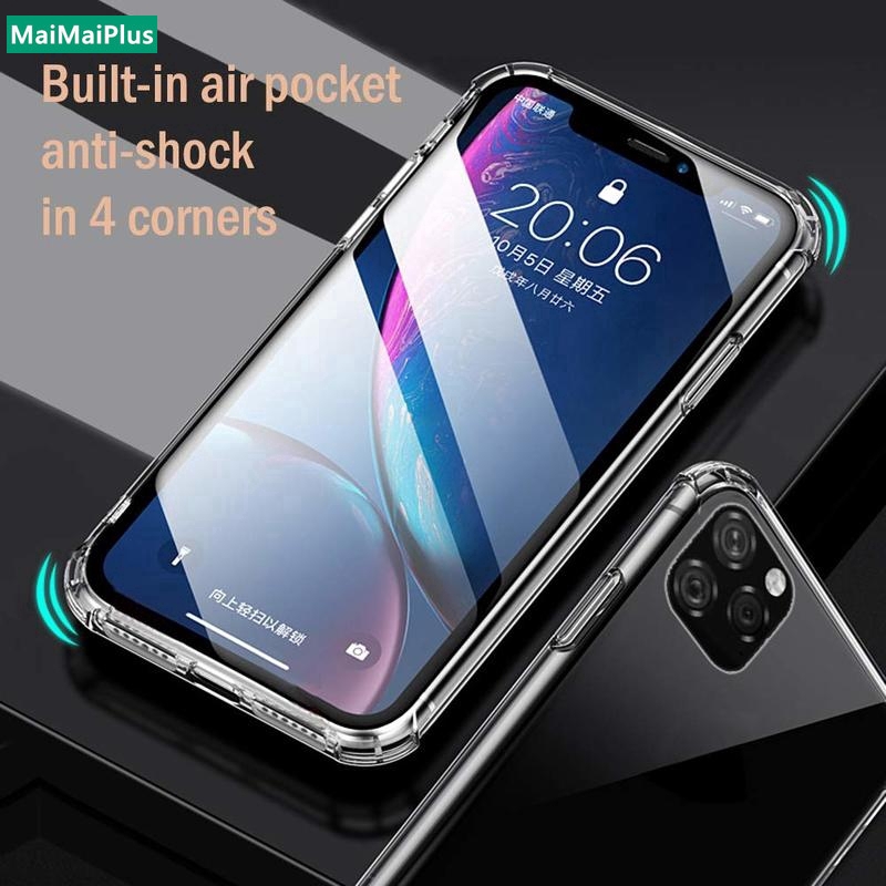 Ốp Điện Thoại Mềm Trong Suốt Chống Sốc Cho Xiaomi Mi 12 11T 11 10T 9T 10 Pro Note10 lite A3 A2 A1 5X 6X