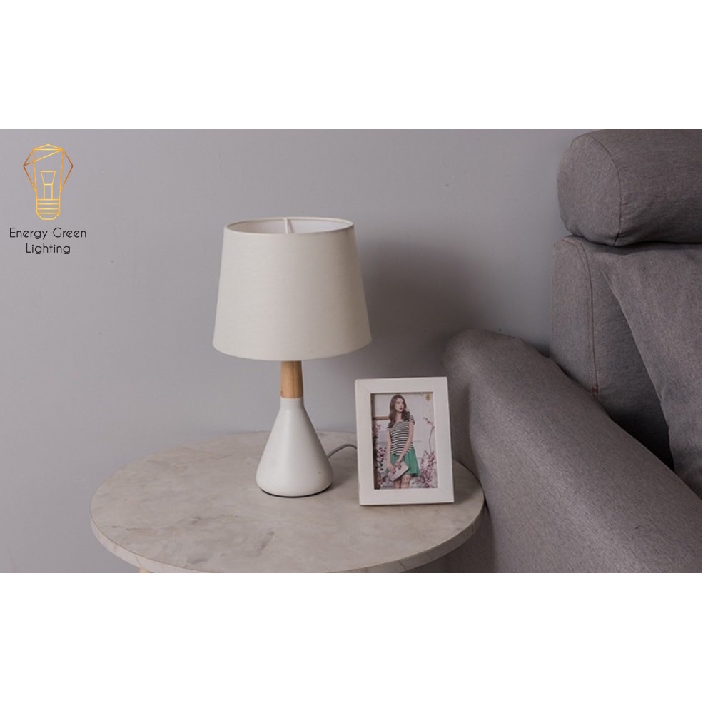 Đèn Ngủ Để Bàn Energy Green Lighting DB-3052 - Kim Loại Cao Cấp - Kiểu Dáng Sang Trọng - Tặng Kèm Bóng Led
