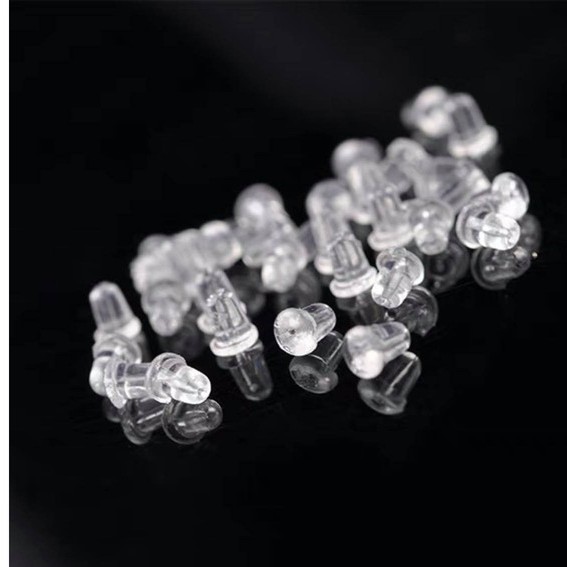 túi 100 chiếc chốt khuyên silicon