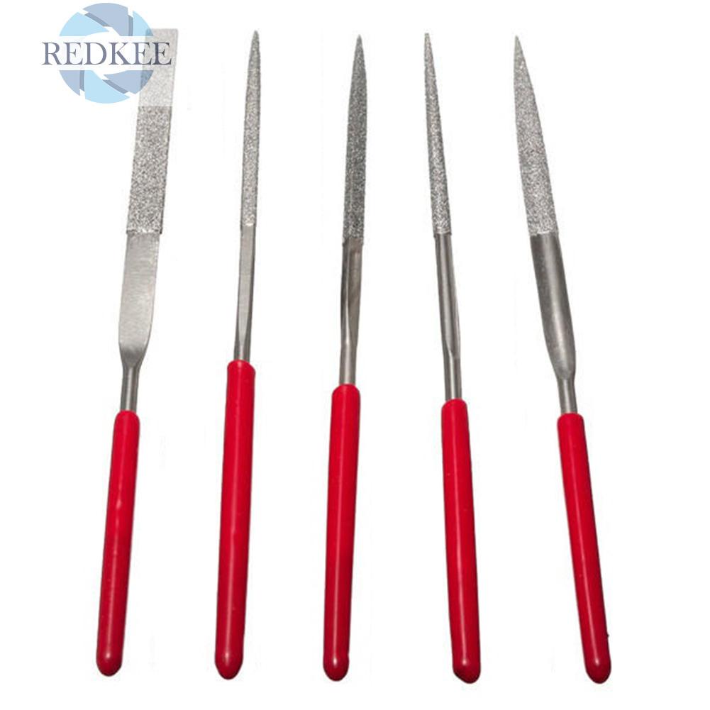 Bộ 5 cây dũa đánh bóng đồ gỗ / kính / kim loại chất lượng