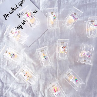 Kẹp càng cua 5 răng, kẹp tóc trong suốt cao cấp Orin K947