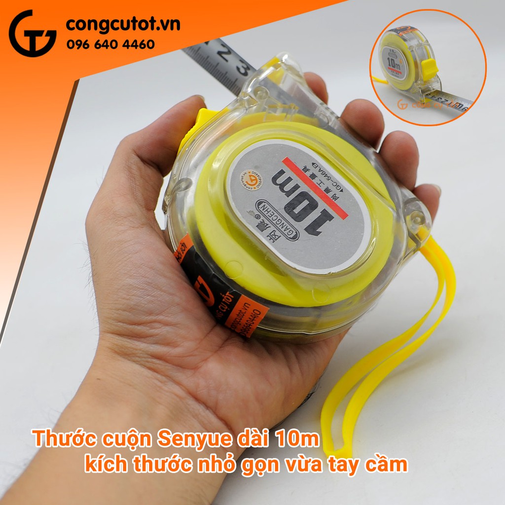 Thước đo độ dài dạng cuộn thép lỗ 10m