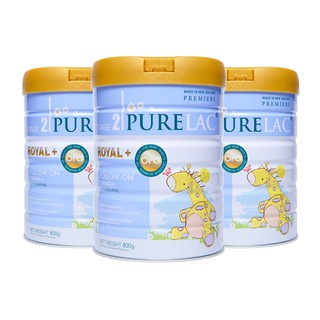 Sữa Bột Purelac số 2 Lon 800g cho bé 6 -12M phát triển trí não, cân nặng, chiều cao, tăng cường hấp thu - Date 02/2025