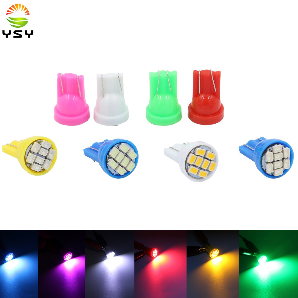 Đèn led T10 1206 8smd 12V W5W cho xe hơi