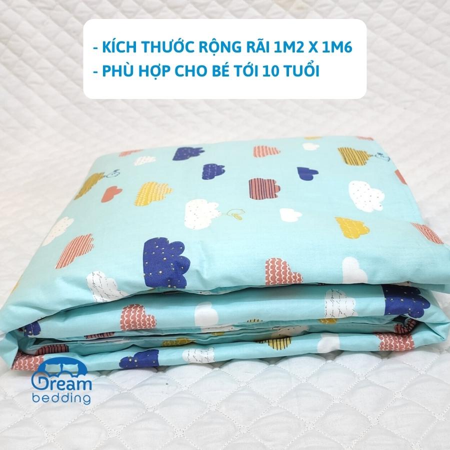 Chăn hè trẻ em DreamBedding cotton 100% size 120x160cm mềm mát thấm mồ hôi tốt