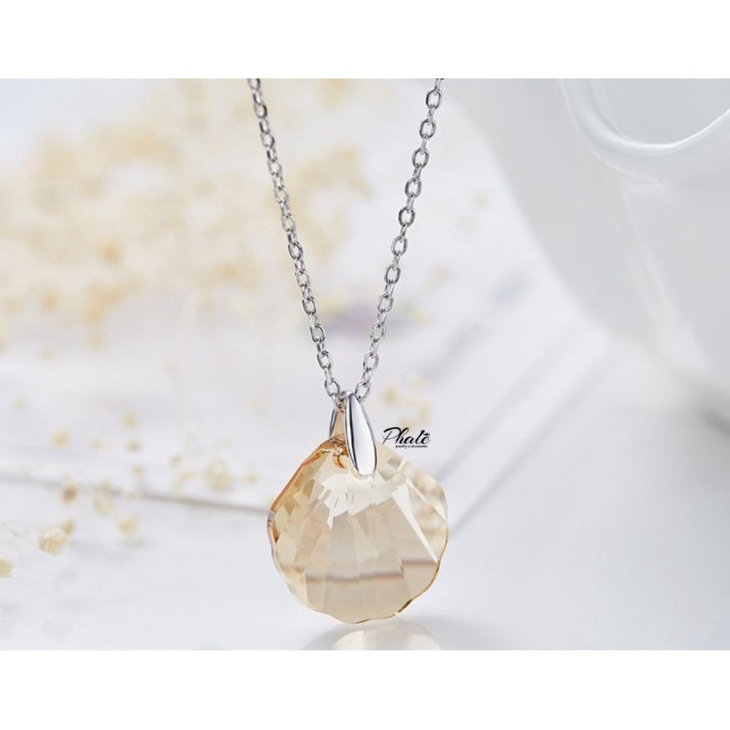 Mặt Dây Chuyền Pha Lê Swarovski Hình Vỏ Sò S16mm