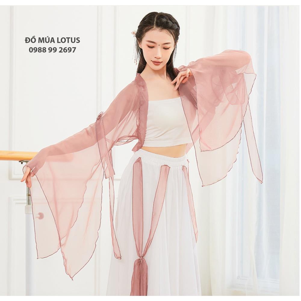 Áo Khoác Cardigan Họa Tiết Bướm Truyền Thống Múa Cổ Điển  Đồ Múa Lotus