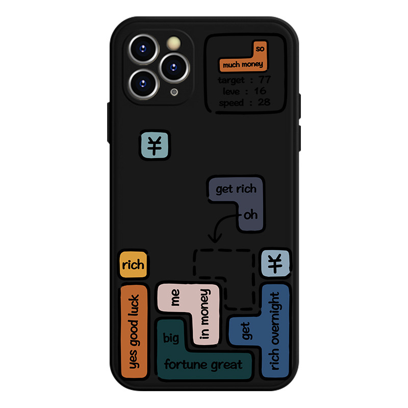 Ốp điện thoại TPU dẻo in Tetris sáng tạo chống trầy sốc cho IPhone 11 Pro XR/XS/X 7 8 Plus | BigBuy360 - bigbuy360.vn