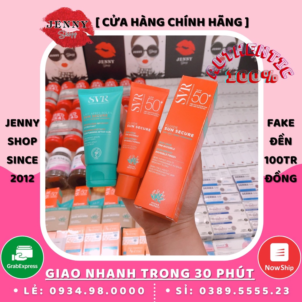 Set Kem Chống Nắng + Kem Nhả Nắng SVR Sun Secure