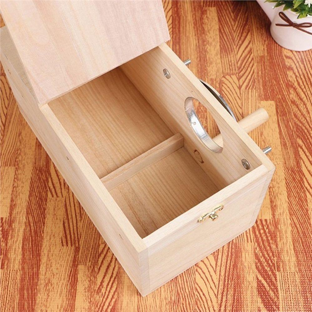 Nhà Gỗ Tự Nhiên Trang Trí Lồng Chim Vẹt