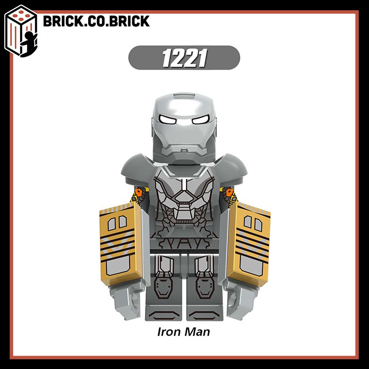 Iron Man Giáp cực đẹp MK50 MK32 Đồ chơi Lắp ráp Siêu Anh Hùng Người Sắt Minifigure Super Hero X0253