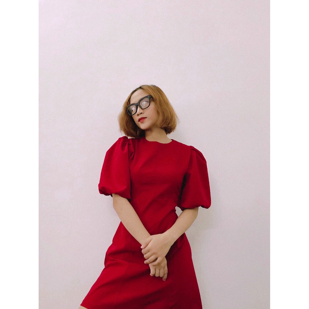 Đầm Hana Dress BASIC form đứng dày dặn 3 màu - dáng chữ A - Sky Of Love Official | BigBuy360 - bigbuy360.vn