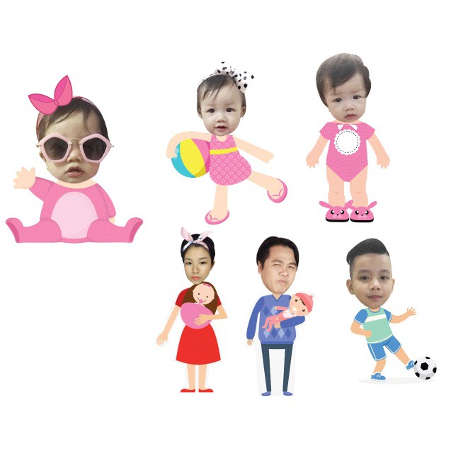 combo chibi sinh nhật