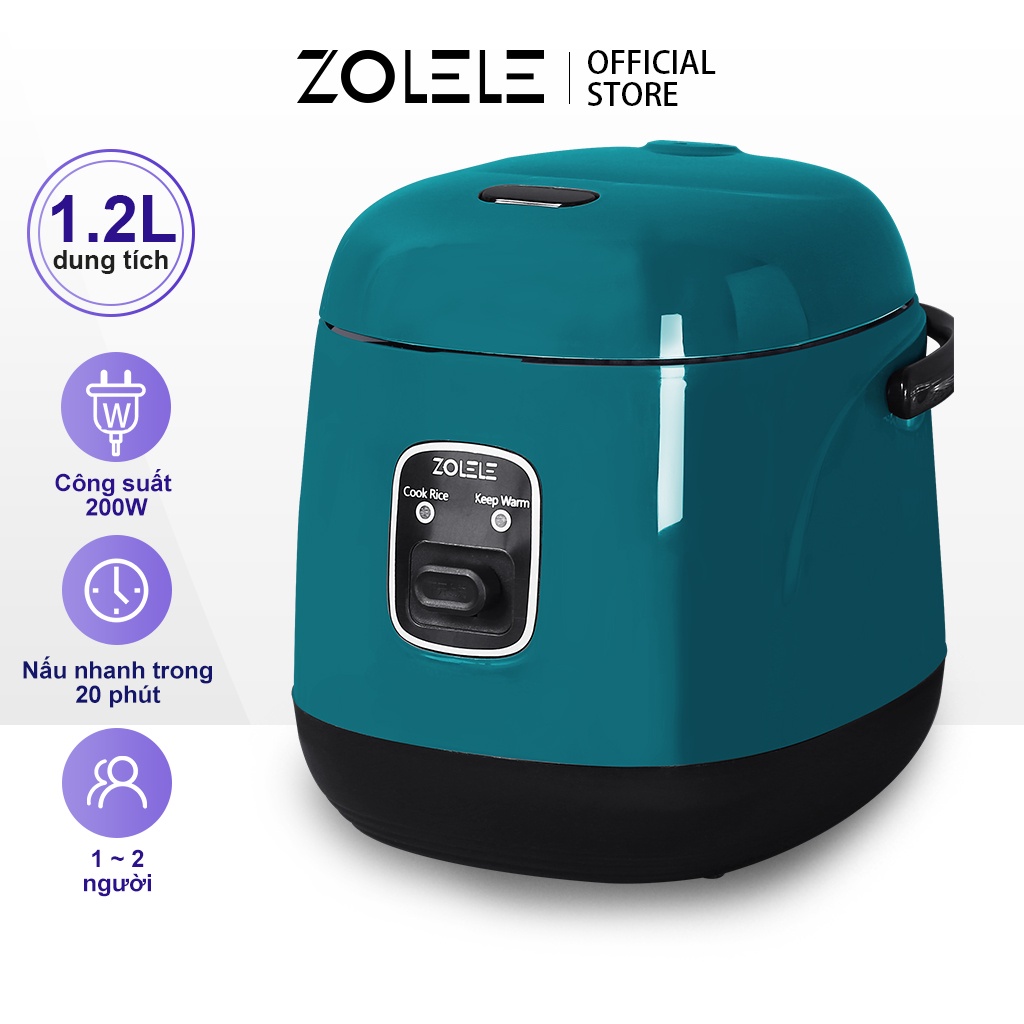 Nồi cơm điện mini đa năng ZOLELE Zb004 1.2L