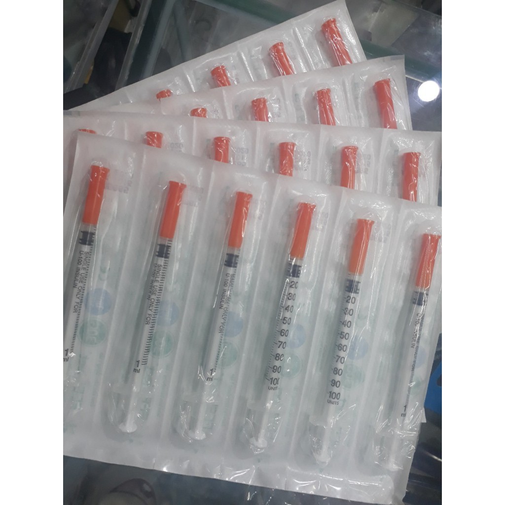 Bơm tiêm tiểu đường Omnican 1ml/100 I.U Braun